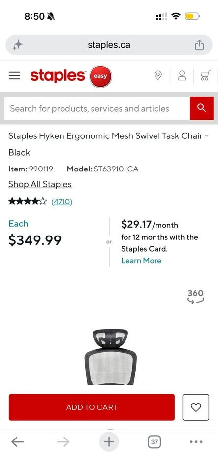 Electric Standing Desk + Ergonomic Office Chair - photo 4
