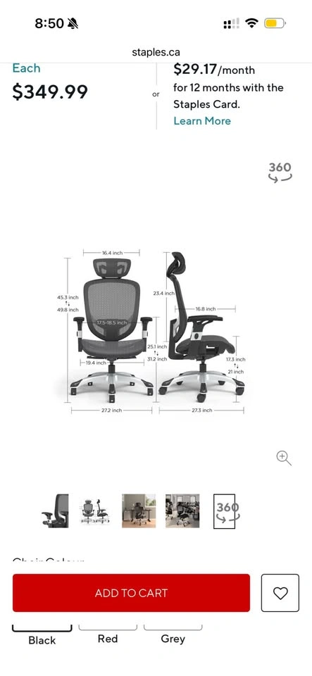 Electric Standing Desk + Ergonomic Office Chair - photo 5