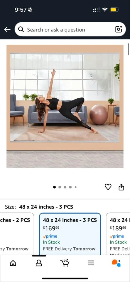 Home Gym Mirror Full body