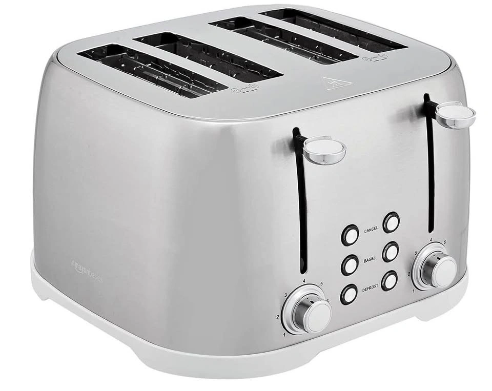 AmazonBasics 4-slice Stainless Steel Toaster - Brand New