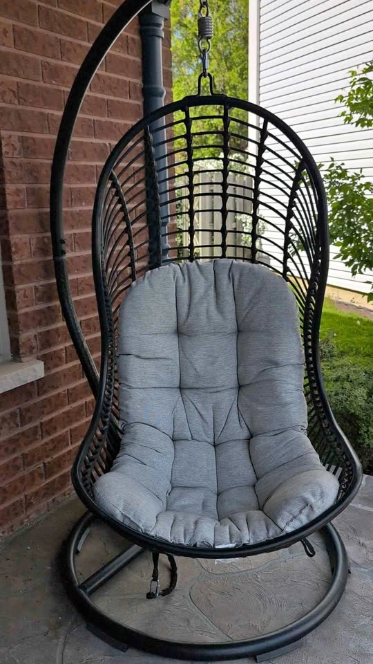 Modern Hanging Egg Chair with Stand