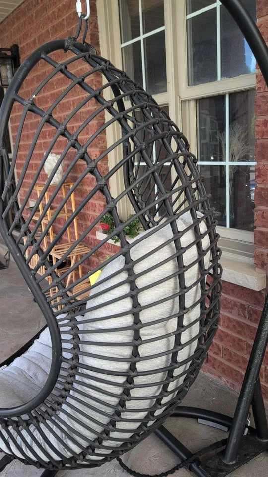 Modern Hanging Egg Chair with Stand - photo 2