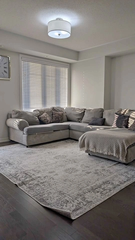 Sectional C-shape Sofa - Grey
