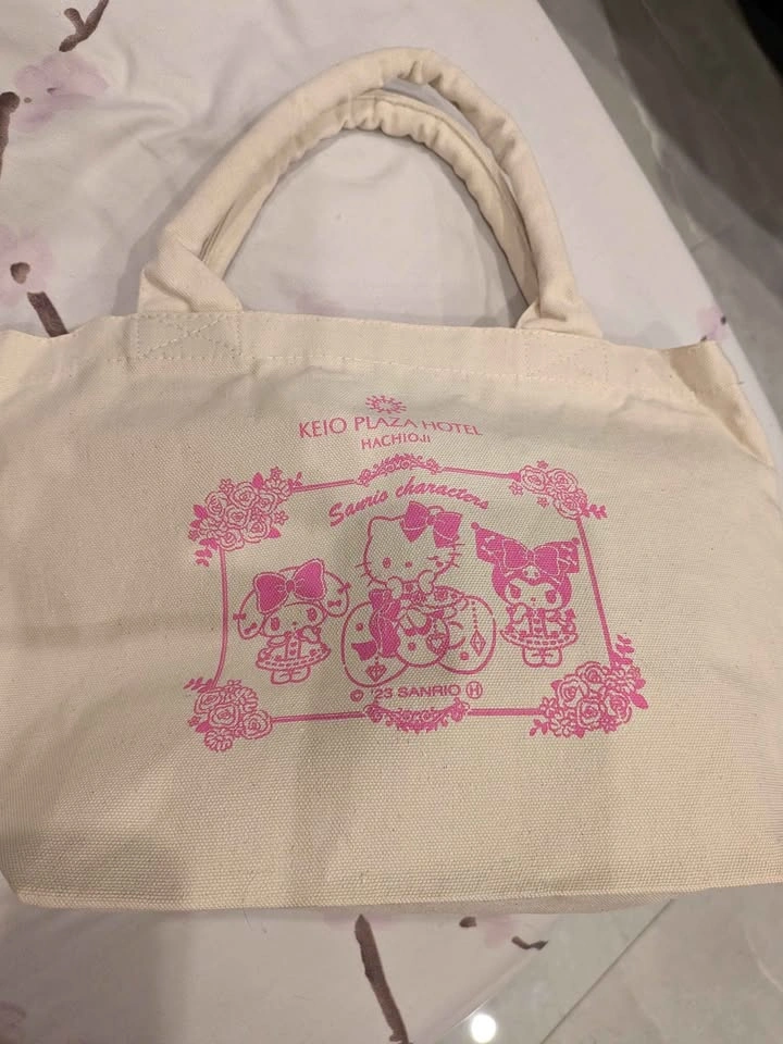 Sanrio Characters Keio Plaza Hotel Hachioji Canvas Tote Bag - photo 5