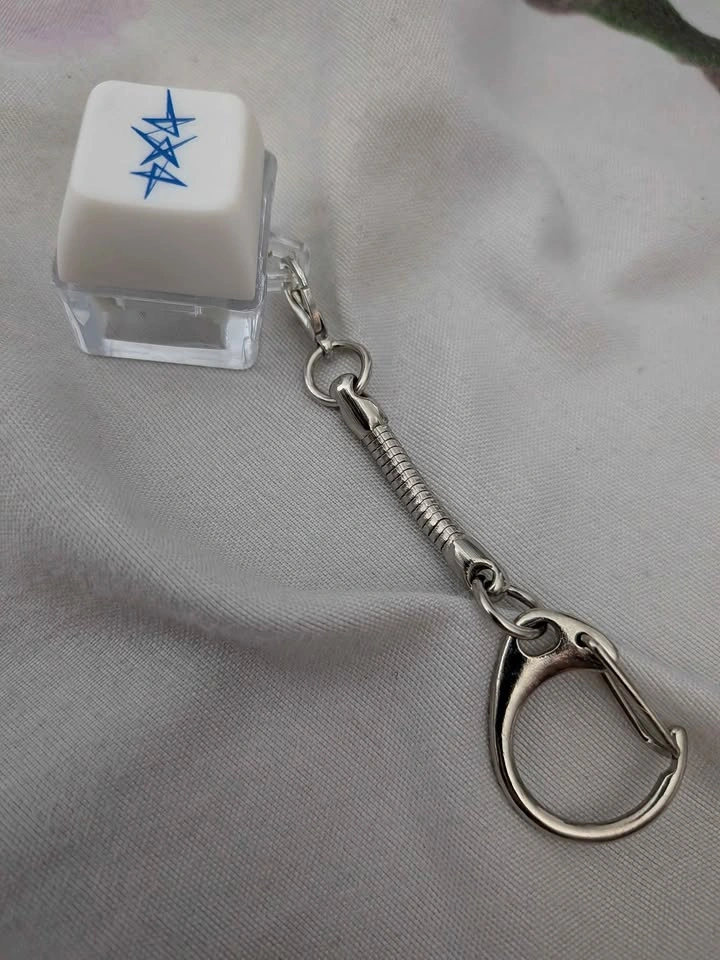 Tomorrow X Together TXT Mechanical Keyboard Switch Keychain - photo 5