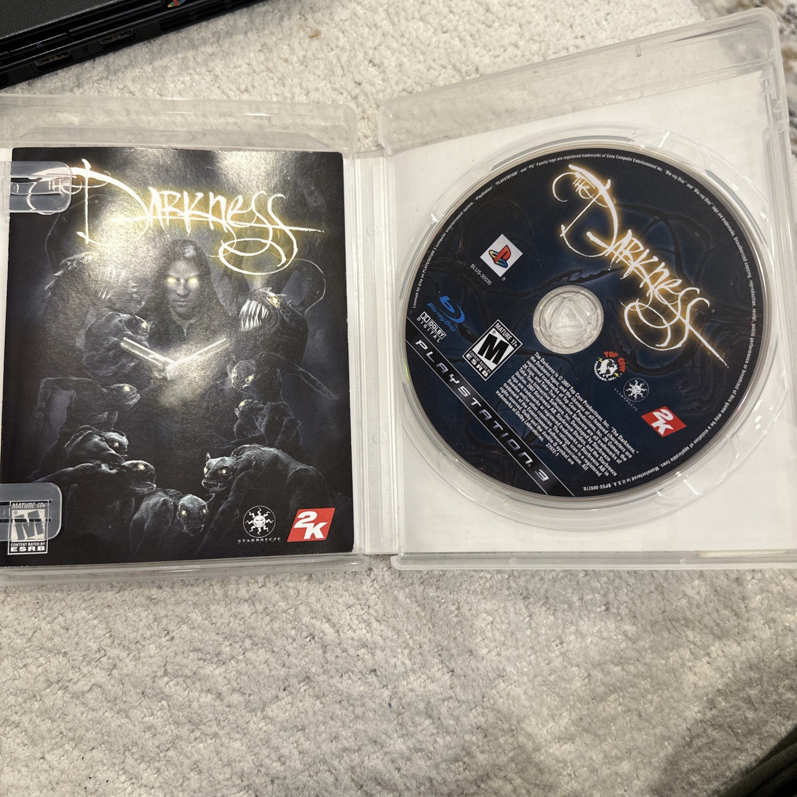 The Darkness - Sony PlayStation 3 PS3 CIB Complete Tested! - photo 3