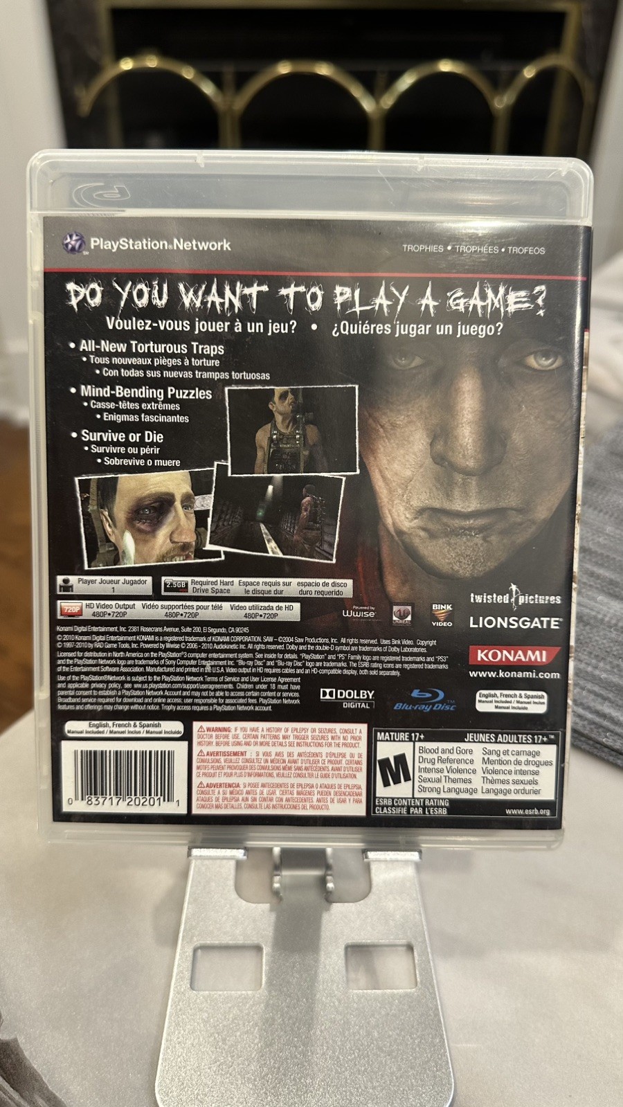Saw II: Flesh & Blood (PS3) Complete CIB Tested - photo 2
