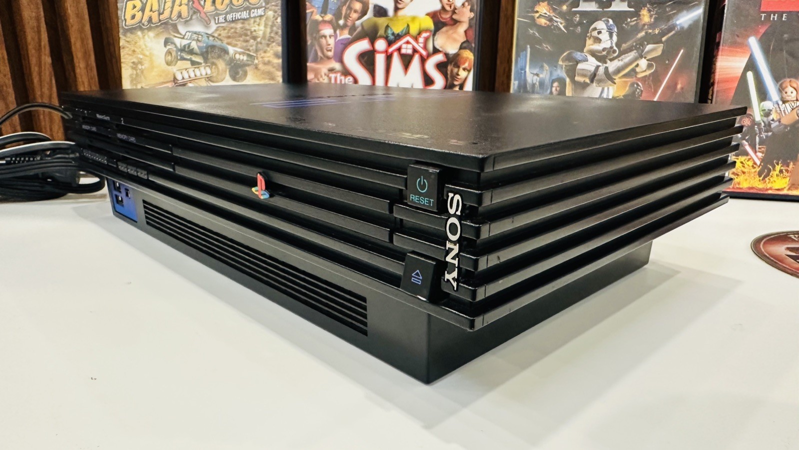 Sony PlayStation 2 PS2 Fat Console SCPH-39001 + 5 Games - photo 3