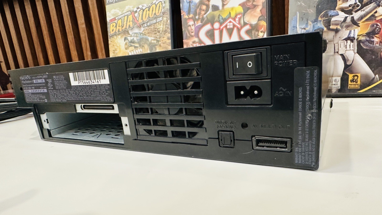 Sony PlayStation 2 PS2 Fat Console SCPH-39001 + 5 Games - photo 5