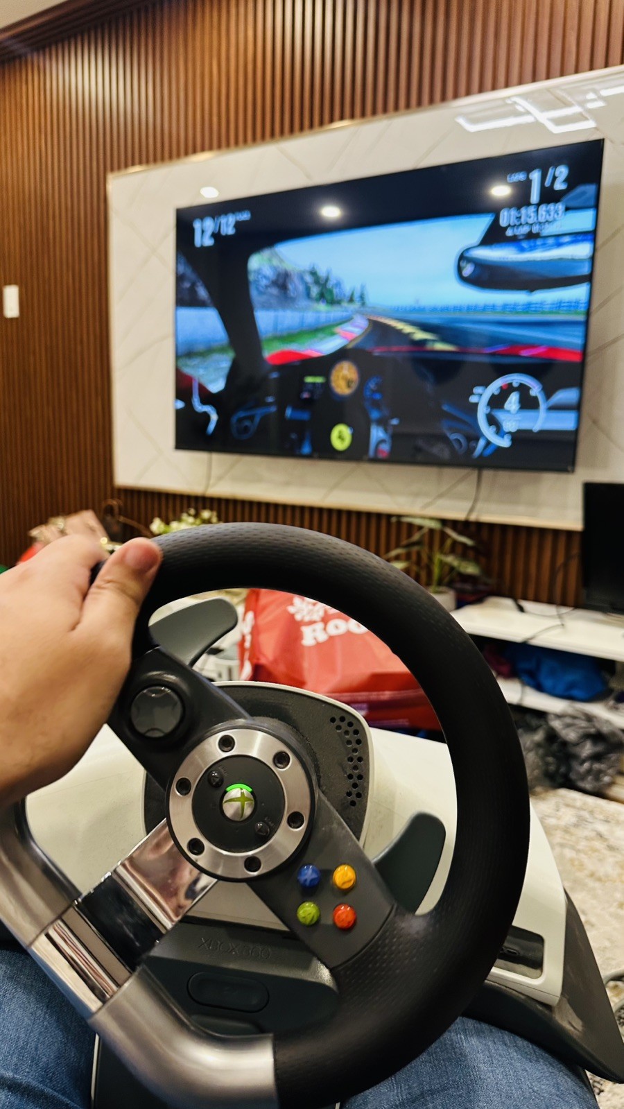 Microsoft Xbox 360 Falcon Racing Wheel Pedals Monster Cable Bund - photo 3