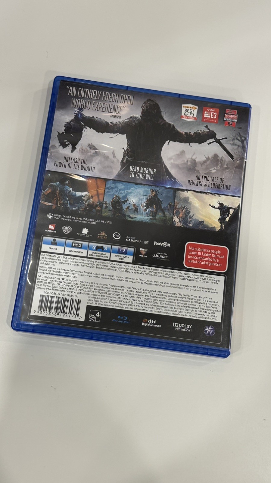 Middle-Earth: Shadow of Mordor - PS4 - photo 2