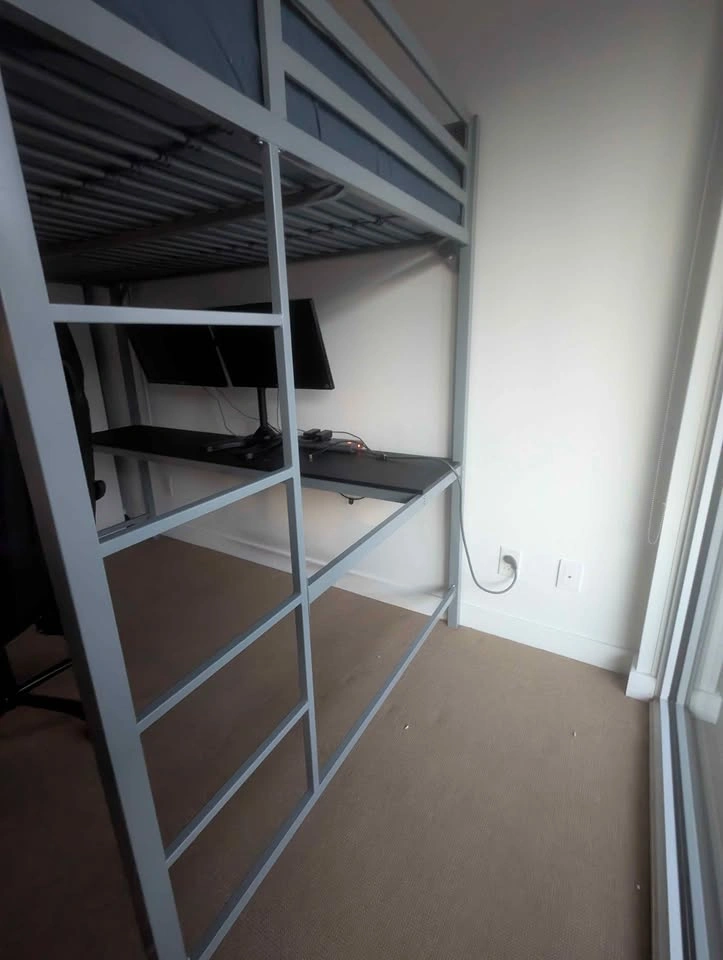 Full Size Loft Bed with Desk - photo 3
