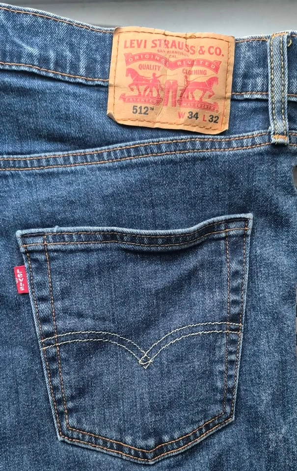 Levis Jean blue 512 W34 L32 - photo 3