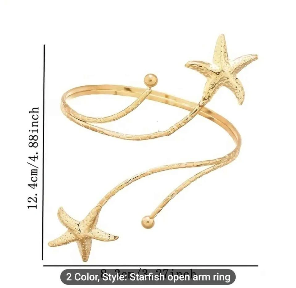 Fashion Starfish Arm Bracelet Temperament Design Butterfly Shape - photo 3