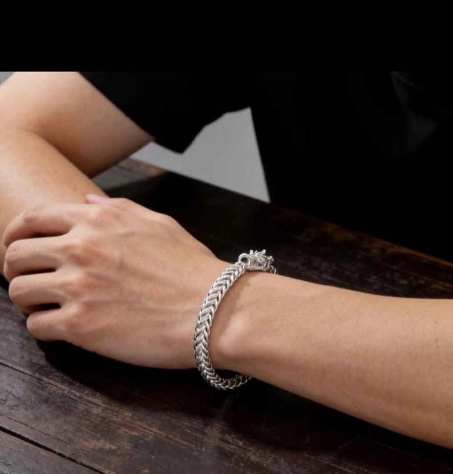 Men's and women's Double Dragon Head Bracelet - Collarbone Chain - photo 2