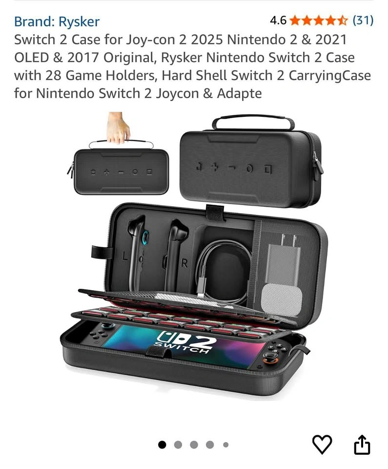 Switch 2 Case for Joy-con 2 2025