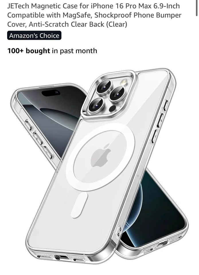 Magnetic Case for iPhone 16 Pro Max 6.9-Inch MagSafe Shockproof
