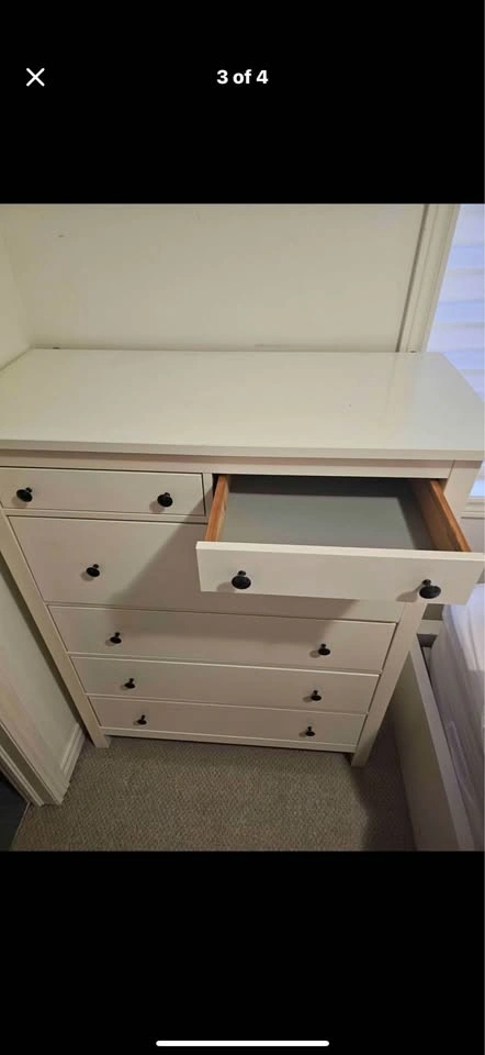 Free delivery - IKEA Hemnes Chest of Drawers - photo 3