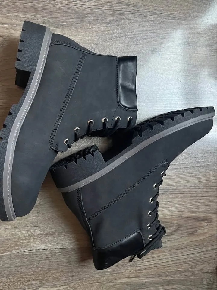 Black Ankle Boots - Size 10 image indicator(2)