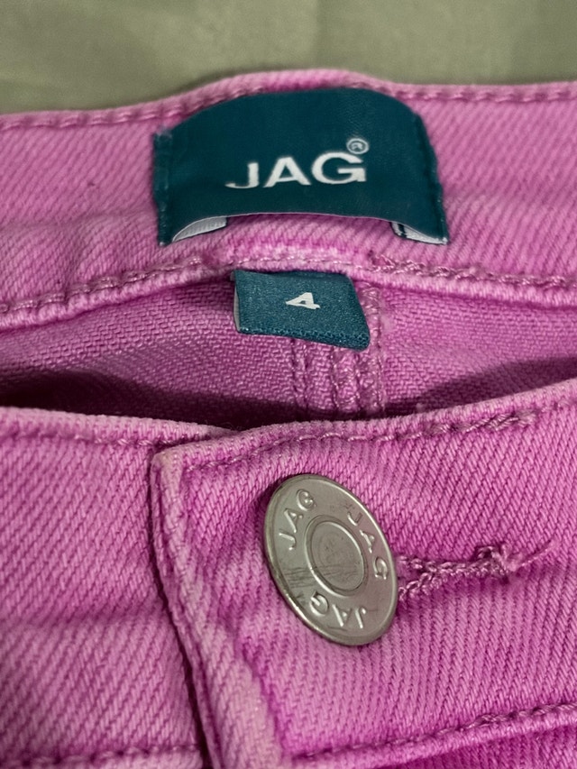 JAG Women Jeans Pink Size 4 Mid-Rise Slim Straight New w/ Tags - photo 5