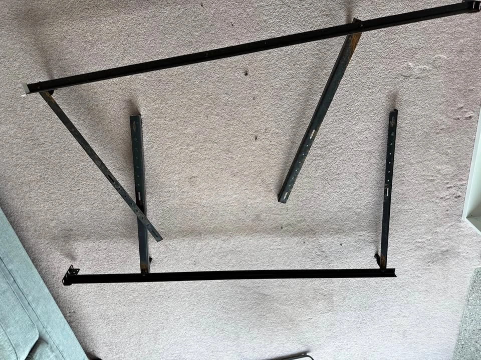 Metal Bed Frame Rails - twin/twinfull Size