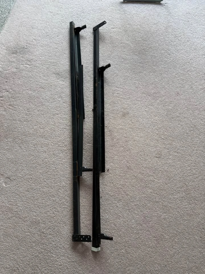 Metal Bed Frame Rails - twin/twinfull Size - photo 2