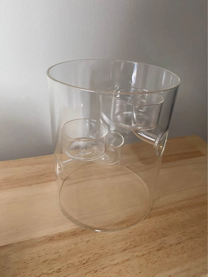 Glass tea light holder - photo 2
