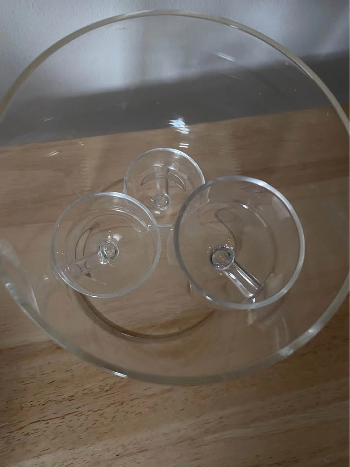 Glass tea light holder - photo 3