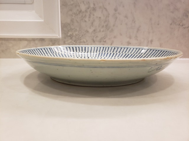 Antique Chinese Qing Dynasty Longevity Dish - photo 4