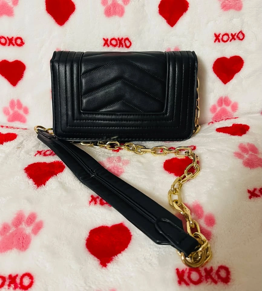 BEBE mini black purse