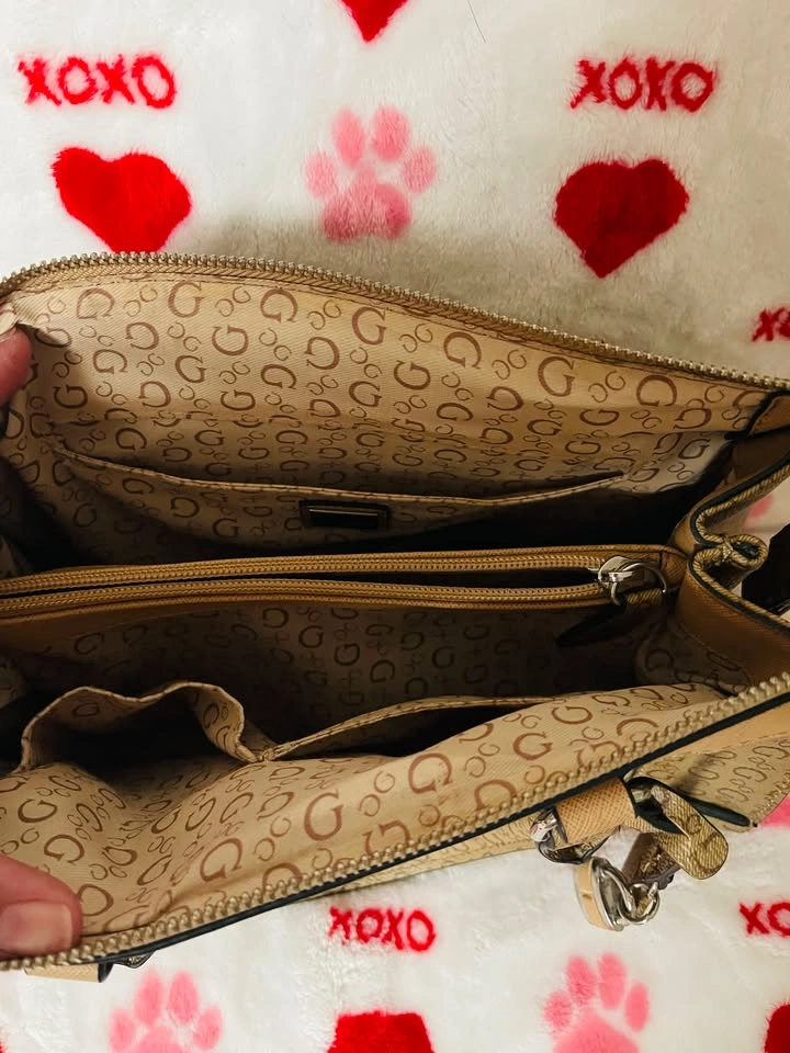 GUESS brown purse