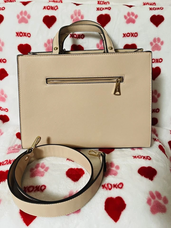 TAYLOR PURSE, nude and dark grey