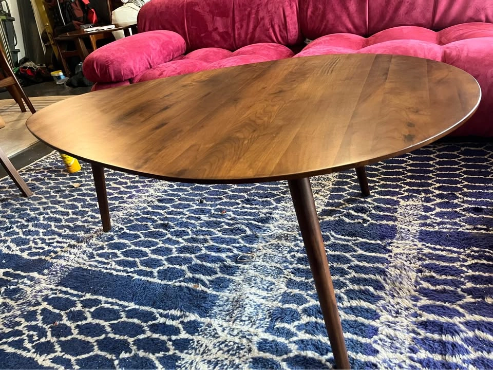 Article Amoeba 42.5" Coffee Table - Walnut - photo 3