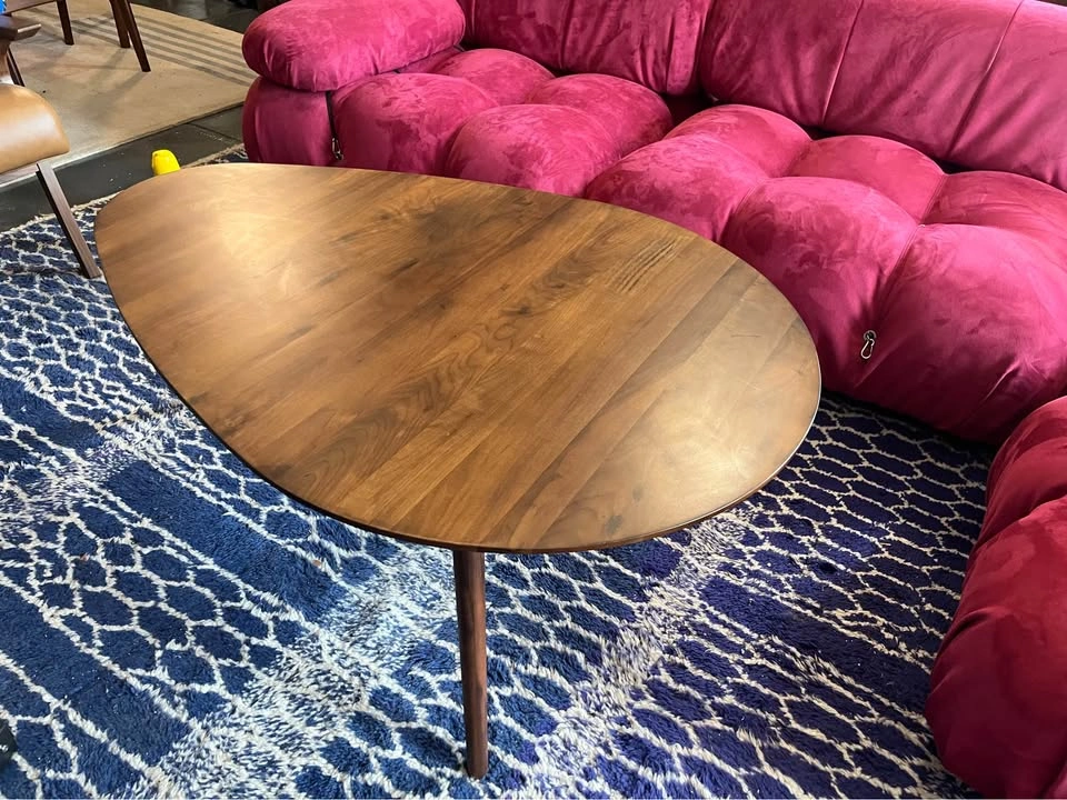 Article Amoeba 42.5" Coffee Table - Walnut - photo 4