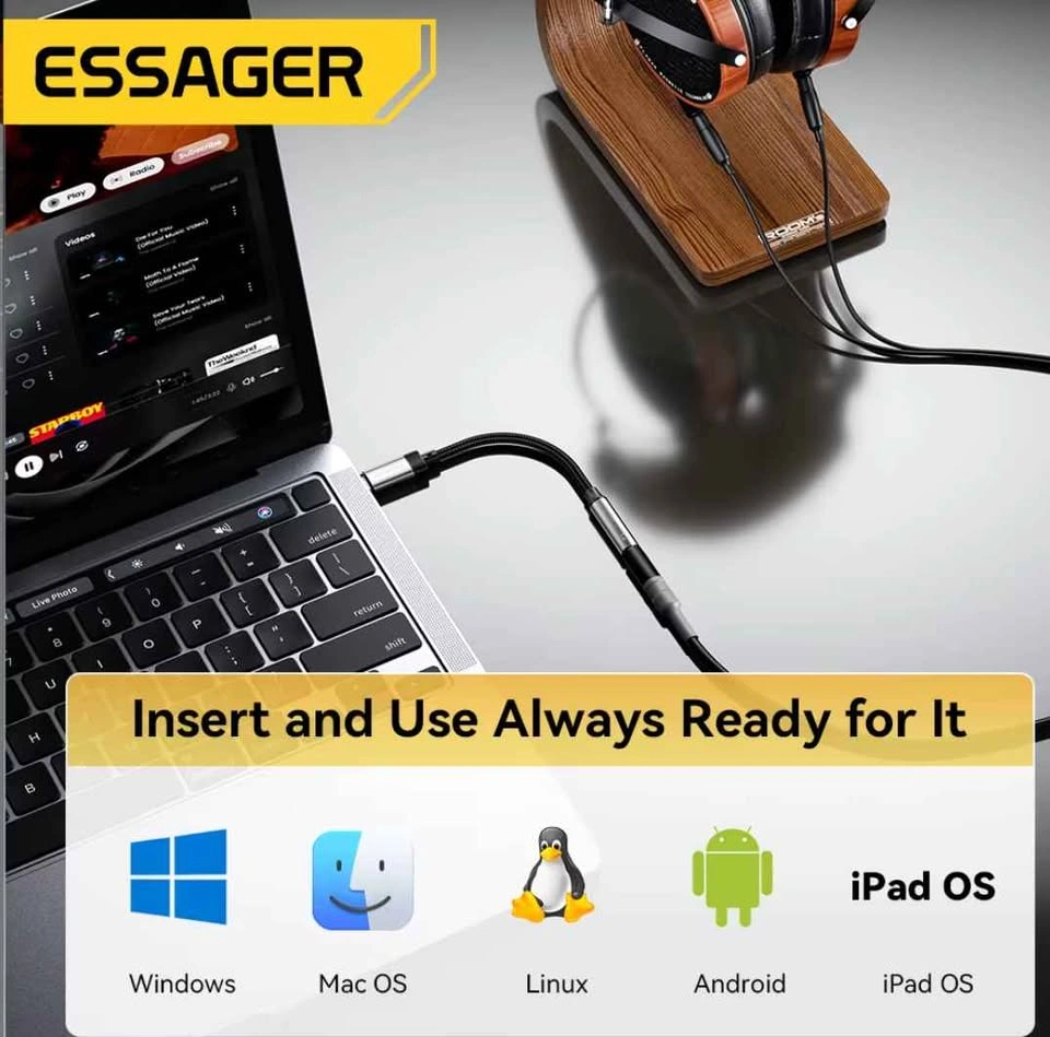 ESSAGER Lightning to 3.5mm Audio Adapter - photo 5