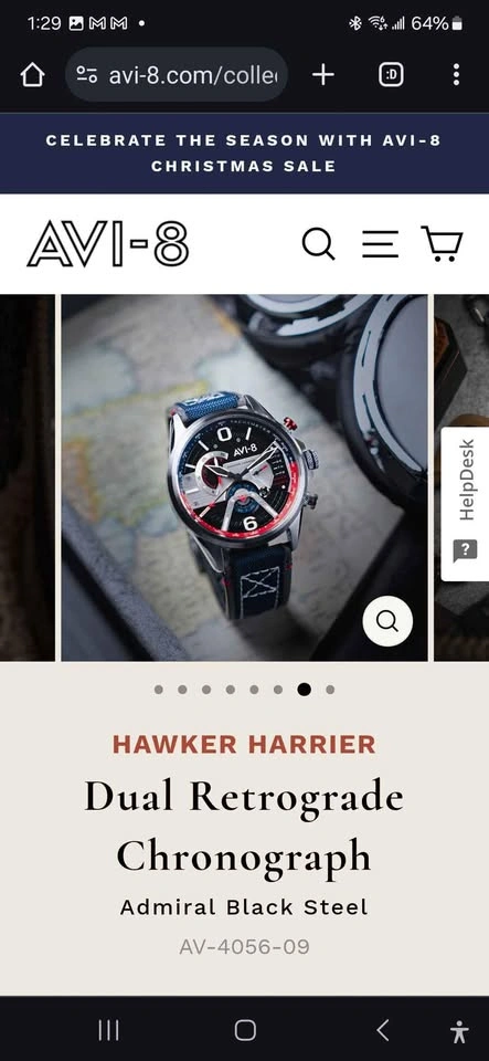 AVI 8 HAWKER HARRIER BNIB