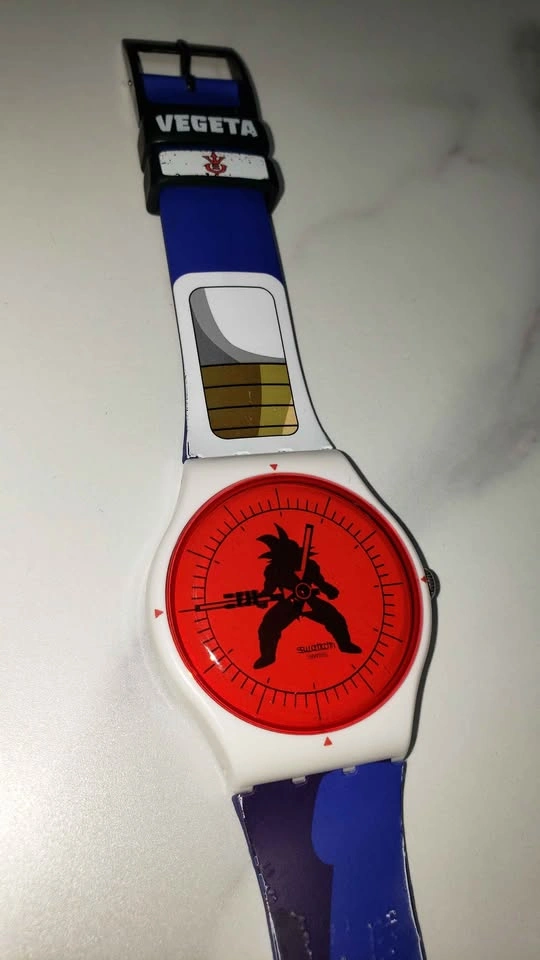Swatch Dragon Ball Z Vegeta Watch (with box) - photo 4