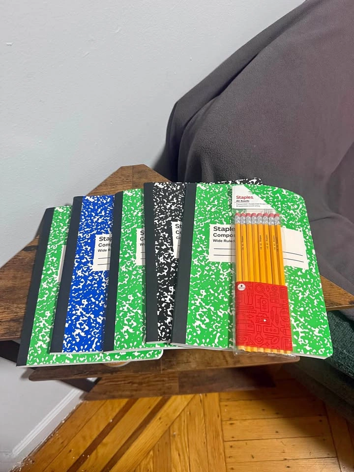 SPRING SALE- Staples Stationary/ Notebook and pencils bundle