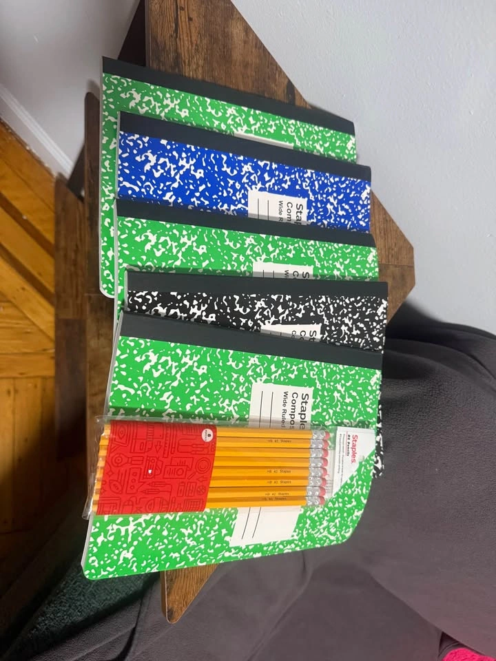 SPRING SALE- Staples Stationary/ Notebook and pencils bundle - photo 2
