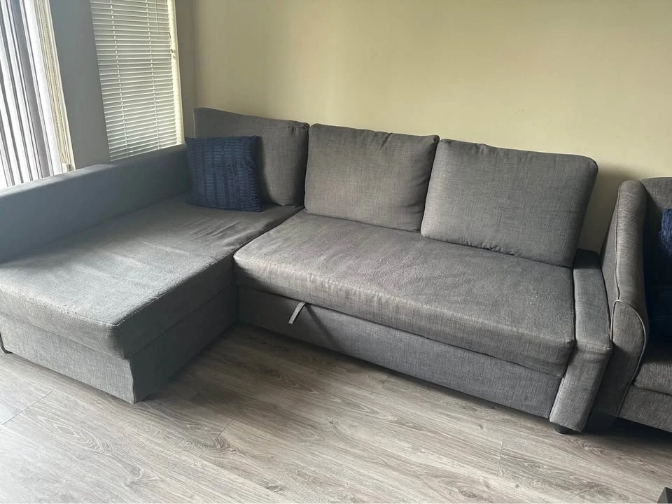 IKEA FRIHETEN Sofa Bed with Storage - Good Condition - photo 2