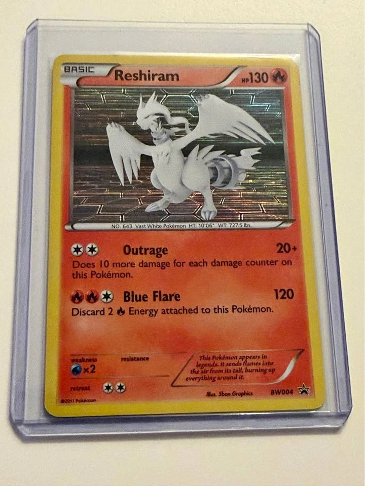 Pokemon Mid Era Reshiram Holo Promo✨