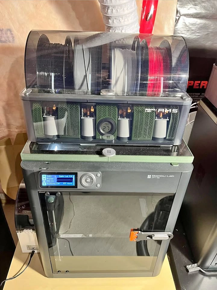 Upgraded Bambu Lab P1S Combo / AMS – Under 1000 Hours