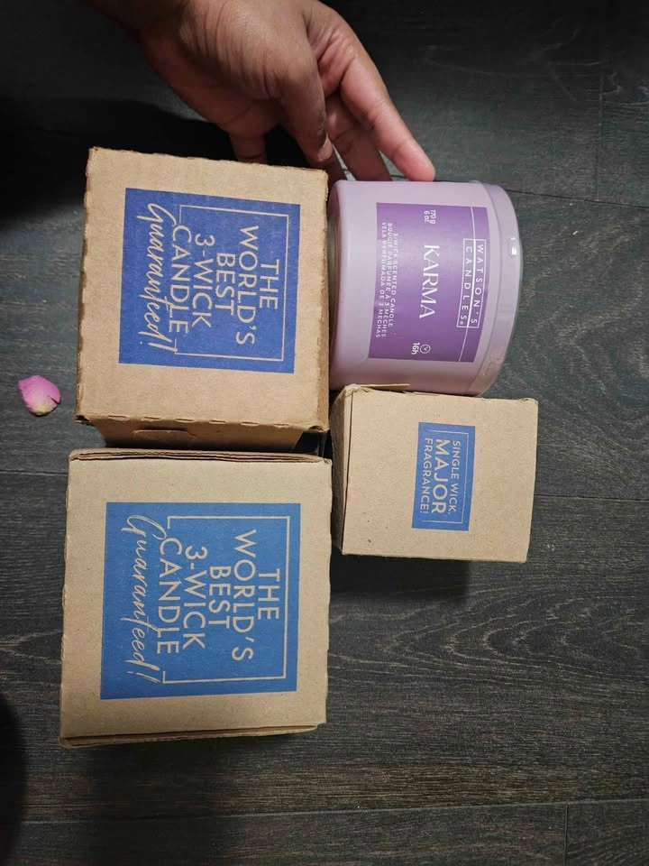Four New Candles: Watson's Karma, Bath & Body Works, White Barn - photo 2