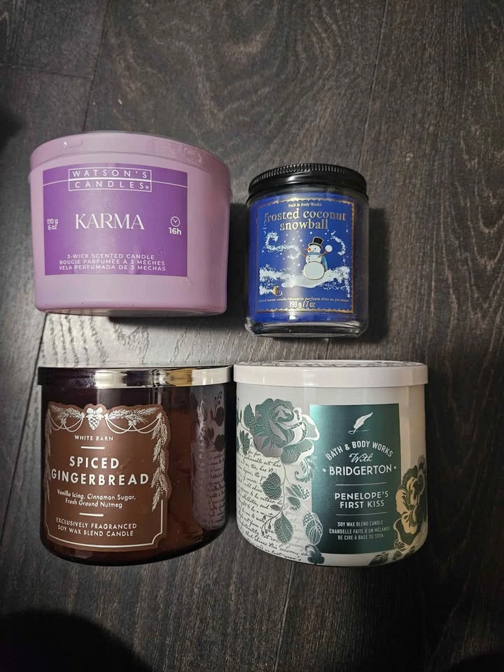 Four New Candles: Watson's Karma, Bath & Body Works, White Barn - photo 3