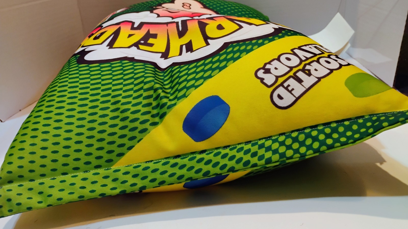 Warheads Pillow Plushy Grn Extreme Sour 🍏 12” X 9”➕ Wally Beanba - photo 4