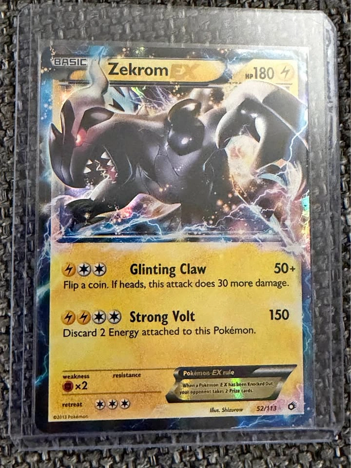 Pokemon Zekrom EX Ultra Rare!