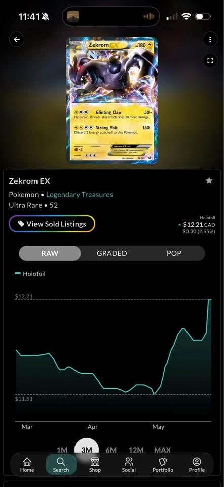 Pokemon Zekrom EX Ultra Rare! - photo 3
