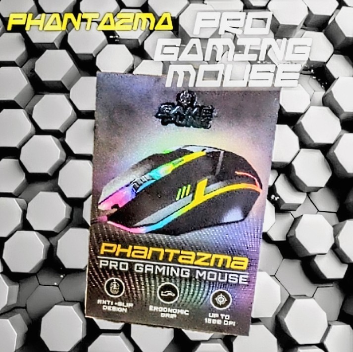 Phantazma Pro Gaming Mouse By Game Punk - RGB, Ergonomic, DPI