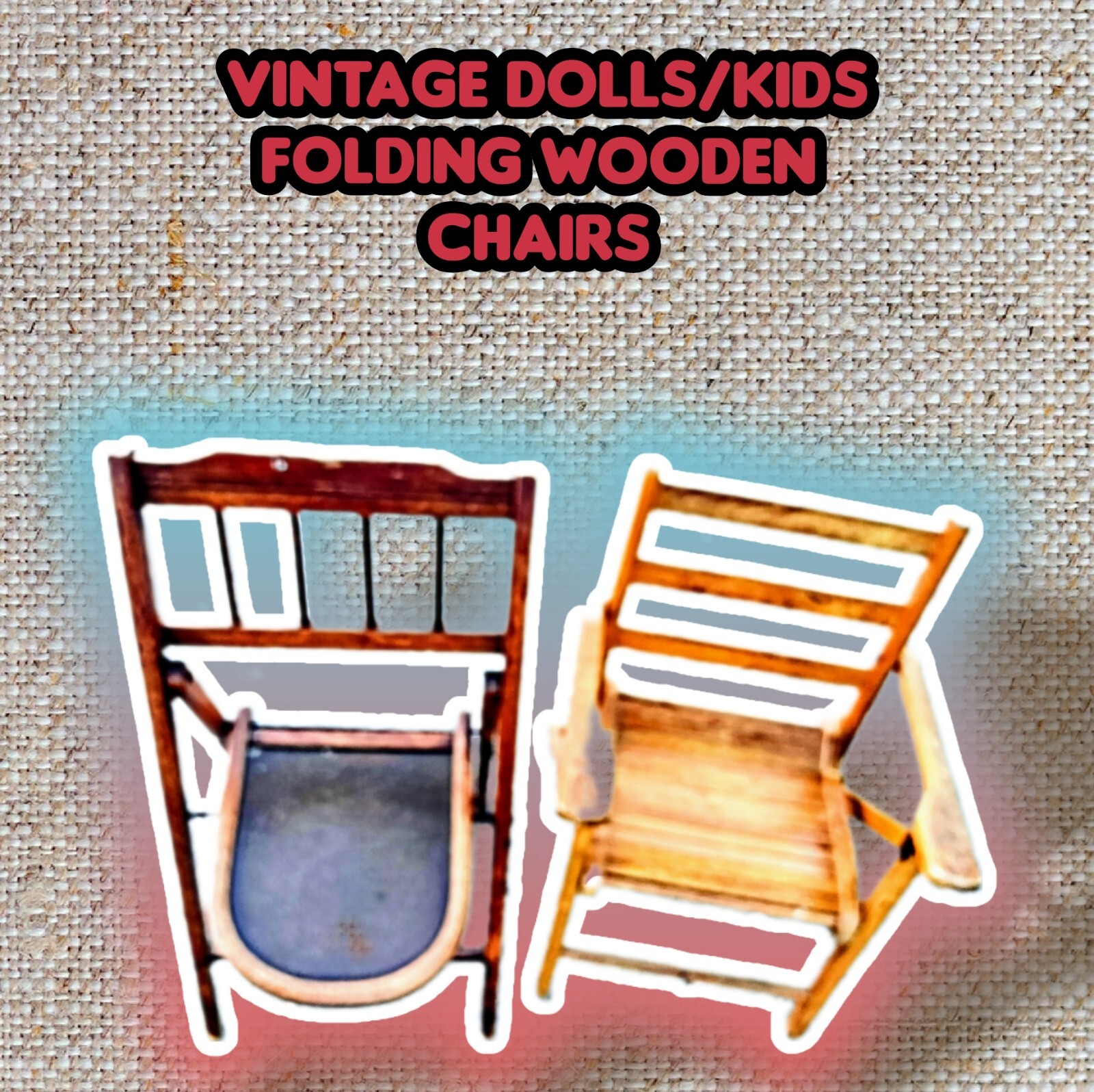 Playroom School Nursery Childs Kids Wooden Slat Folding Chairs