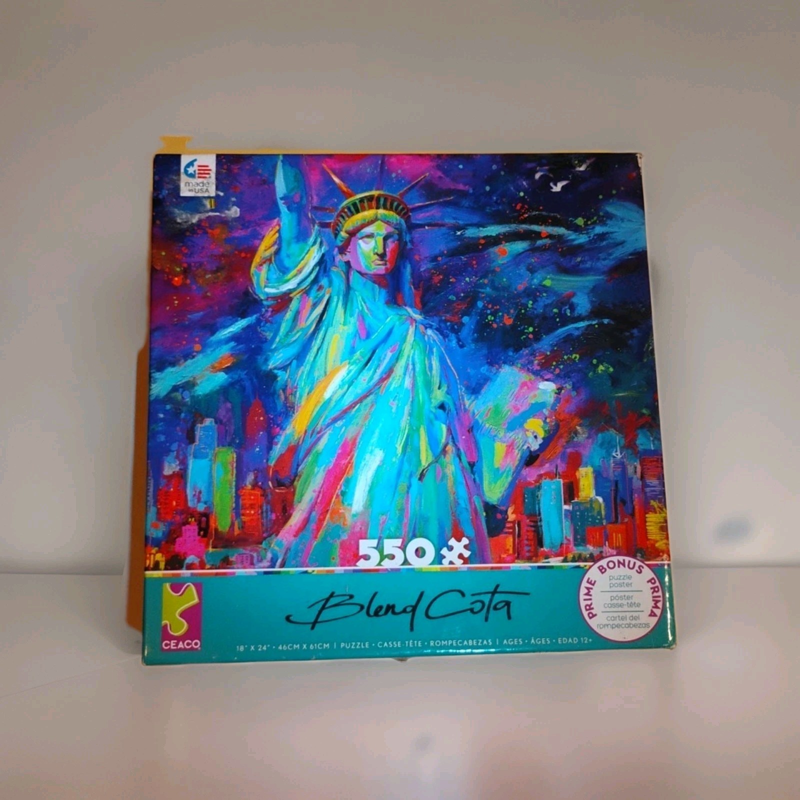 Ceaco Statue of Liberty 550 Piece Jigsaw Puzzle